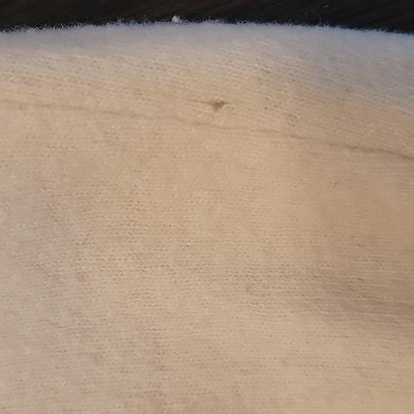 Beautiful cream, white beaded with pearls 1950s sweater. Angora and lambs wool - Picture 9 of 11